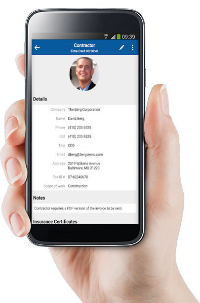 Contractor Management Contractor Management