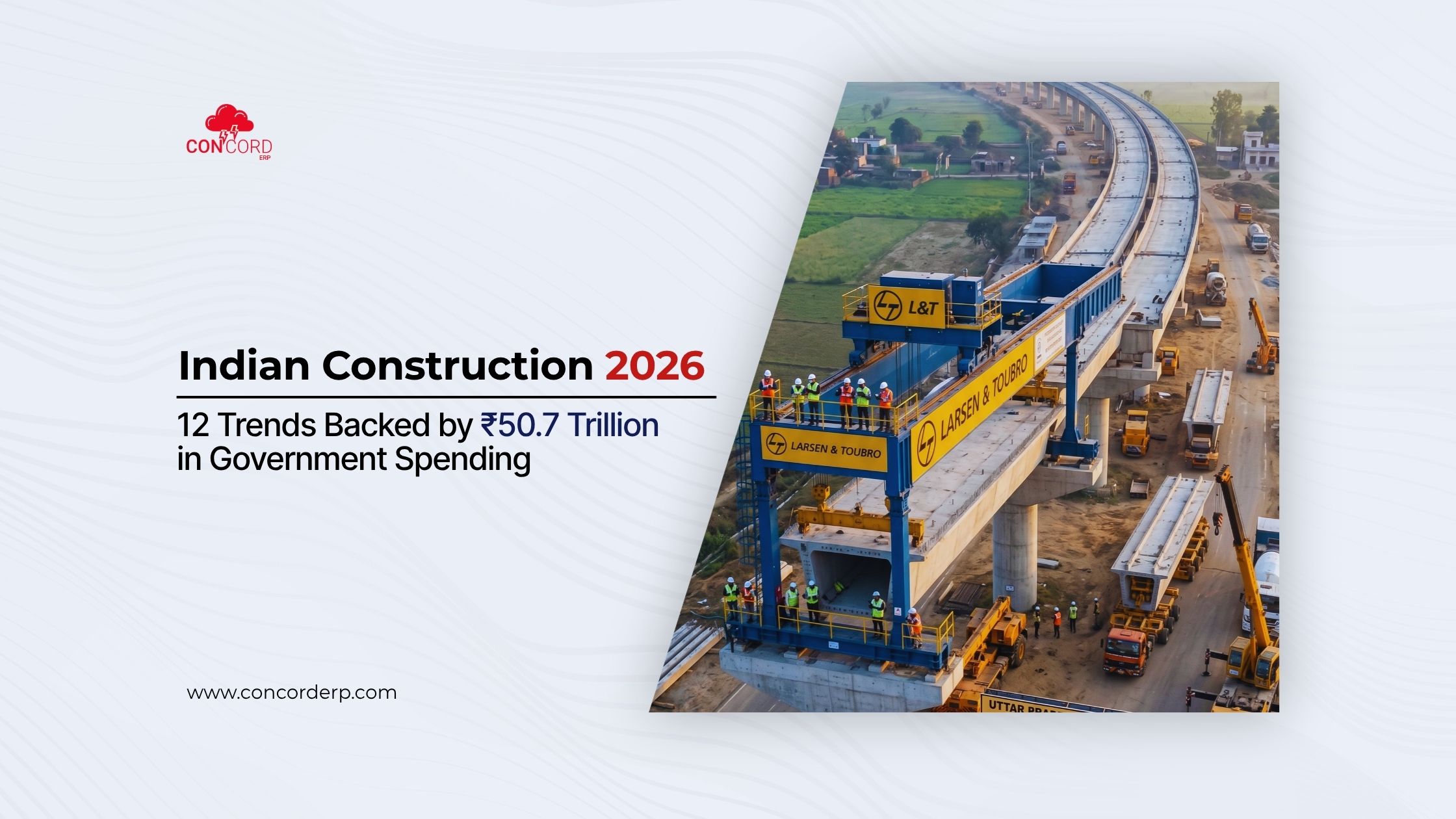Indian Construction 2026: 12 Trends Backed by ₹50.7 Trillion in Government Spending