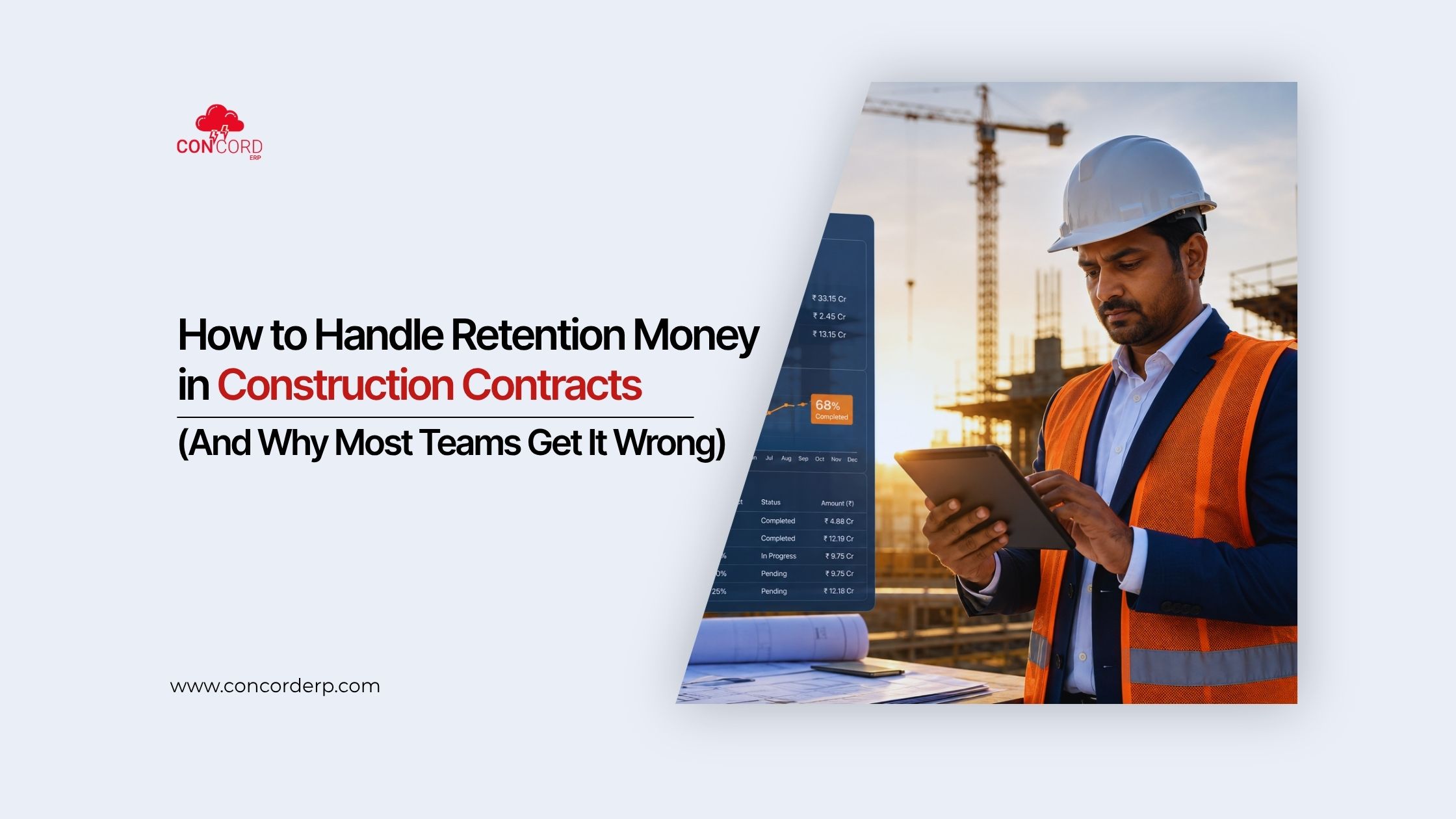 Retention Money in Construction India: Complete Guide  to Smart ERP Management