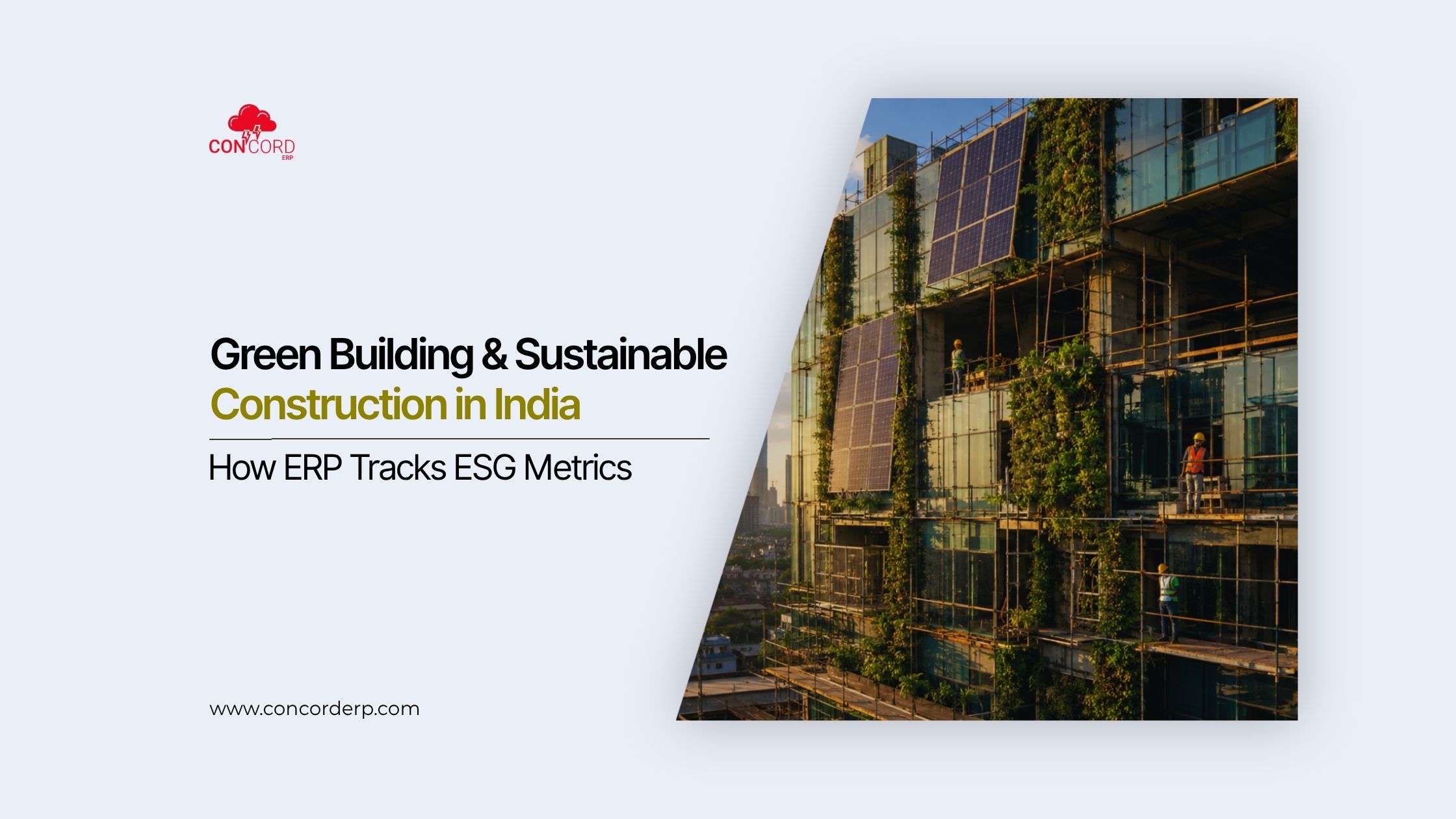 Green Building ERP India: How Software Tracks ESG Metrics